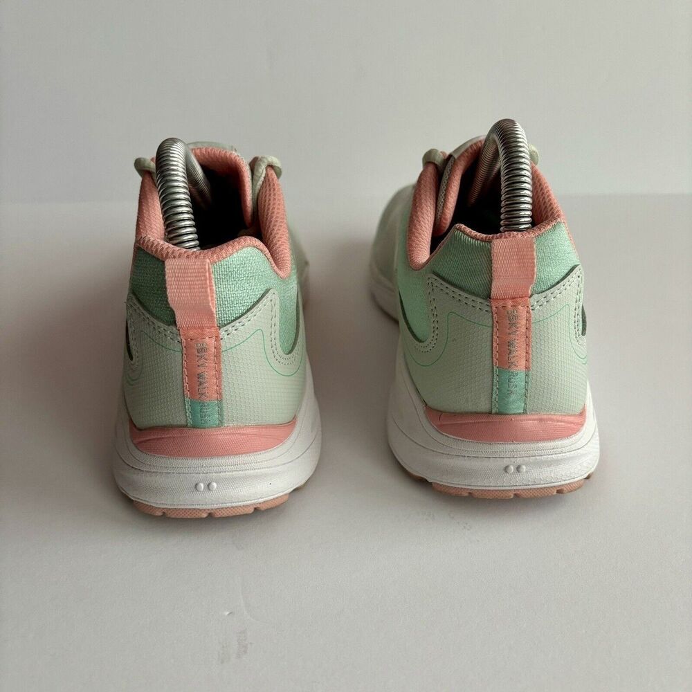 Ryka Sneakers Woman's size 7 US 37 EU Sky Walk Rush RK 206/ L 8189 green pink - Picture 3 of 9